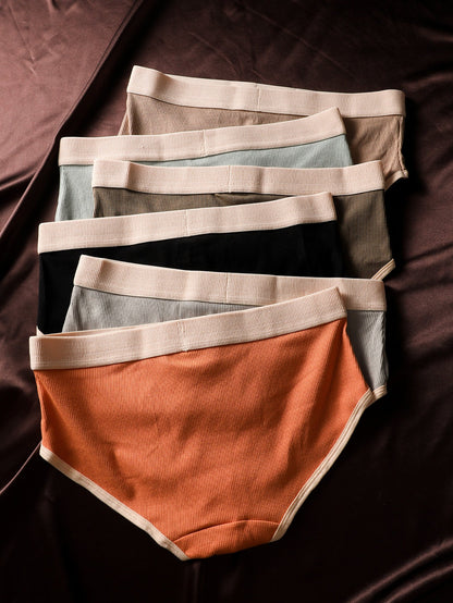 Women's 6-Pack Briefs - Striped Everyday Comfort