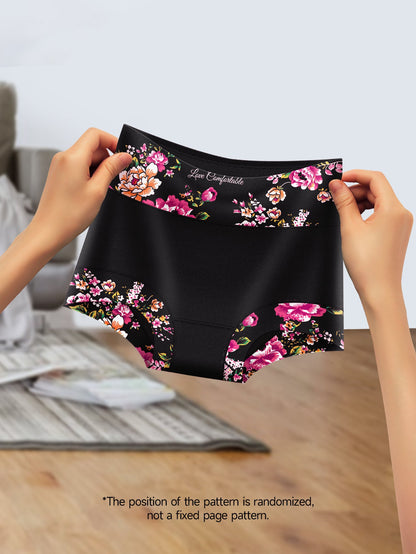 Women's 6-Pack High-Waist Boyshorts - Floral Everyday Comfort
