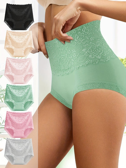 Women's 6-Pack High-Waist Briefs - Lace Daily Comfort
