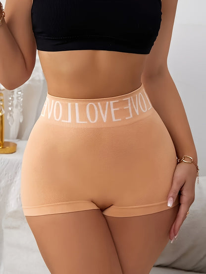 Women's 6-Pack High-Waist Seamless Boyshorts - Soft Daily Comfort