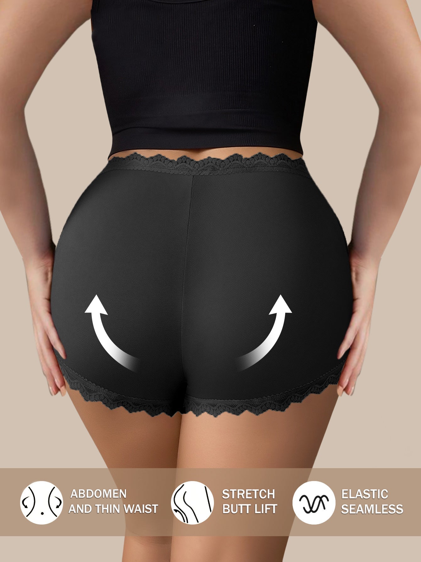 Women's 6-Pack High-Waist Seamless Briefs - Soft Daily Comfort