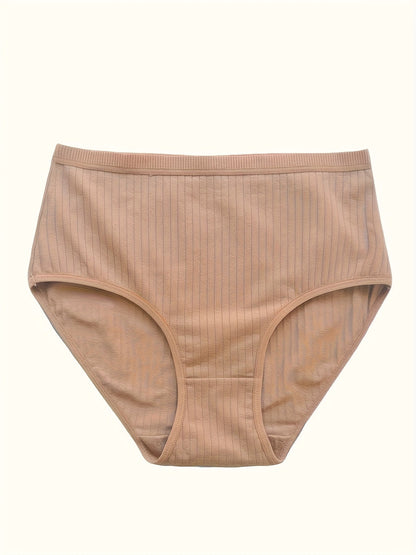 Women’s 8-Pack High-Waist Briefs - Breathable Daily Comfort