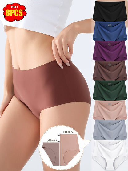 Women's Mixed colors Knit High-Waist Underwear - product view 4