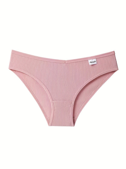 Women's 8-Pack Low-Rise Hipsters - Ribbed Everyday Comfort