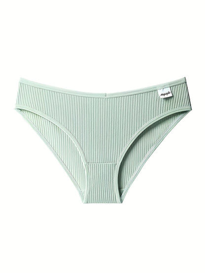Women's 8-Pack Low-Rise Hipsters - Ribbed Everyday Comfort