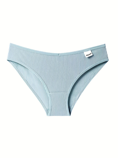 Women's 8-Pack Low-Rise Hipsters - Ribbed Everyday Comfort