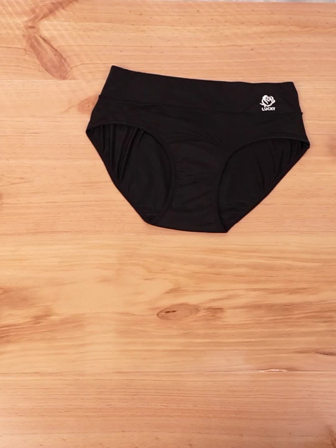 Women's 8-Pack Mid-Rise Period Briefs - Floral Leak Protection