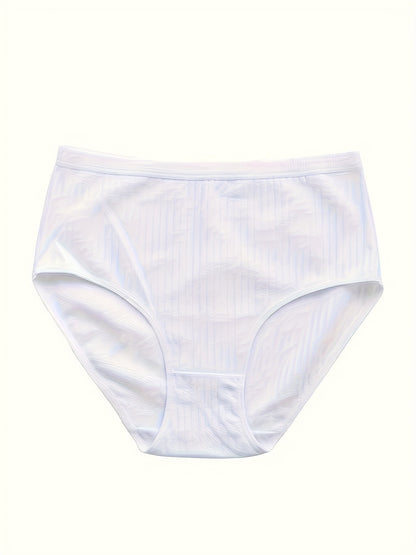 Women's 8-Pack Seamless Briefs - Ribbed Everyday Comfort