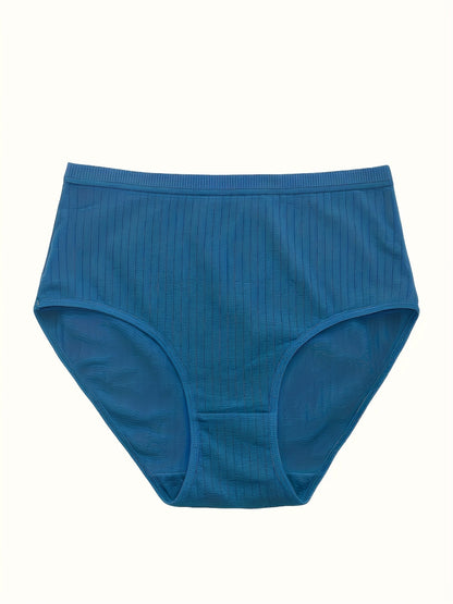 Women's 8-Pack Seamless Briefs - Ribbed Everyday Comfort