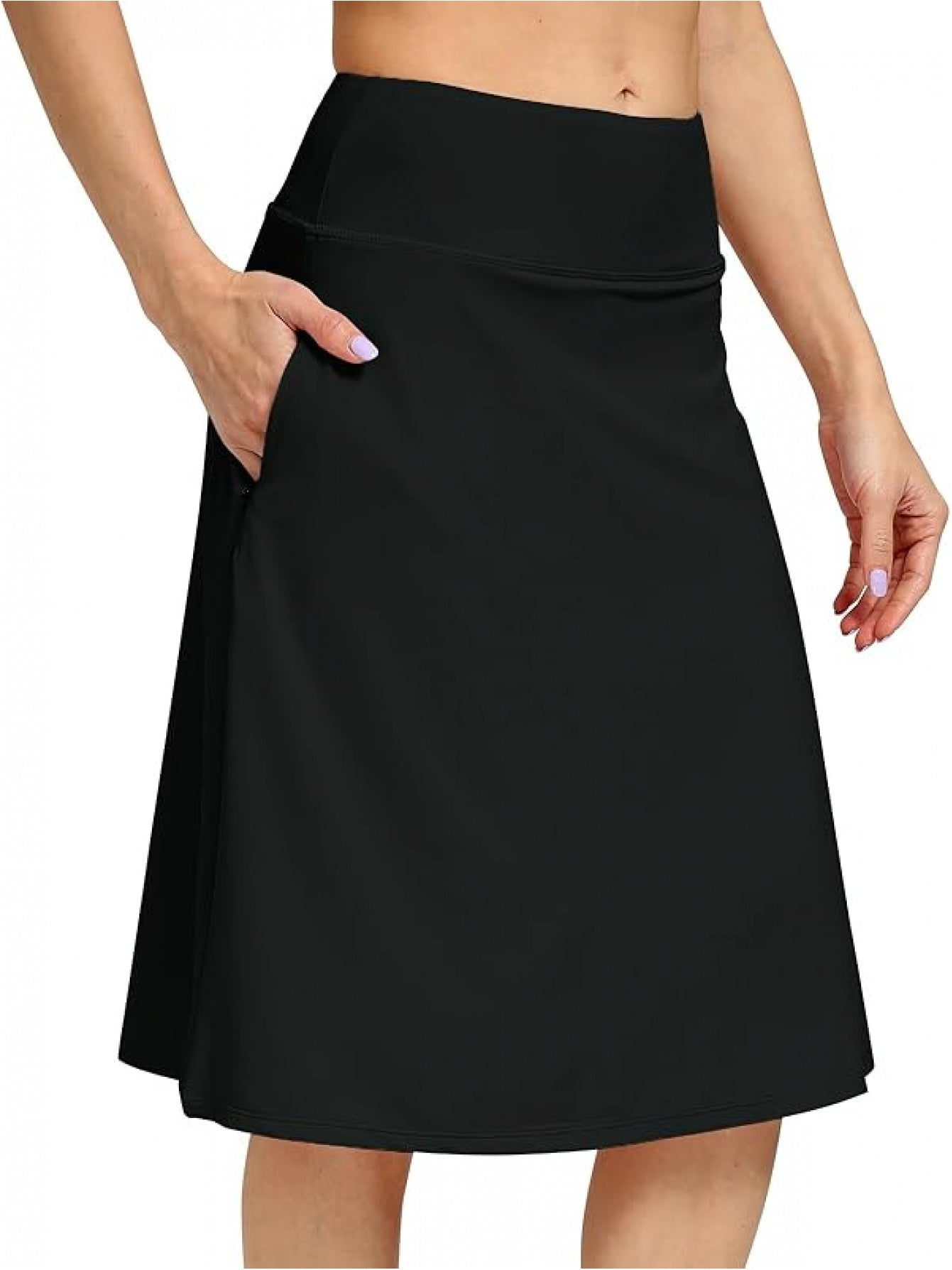 Women's Active Midi Skort - Pocket Detail detail image - detail view 18