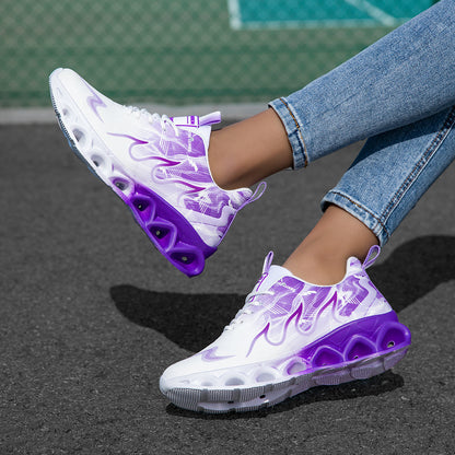 Women's Athletic Shoes - Lace-Up Design Style 866917