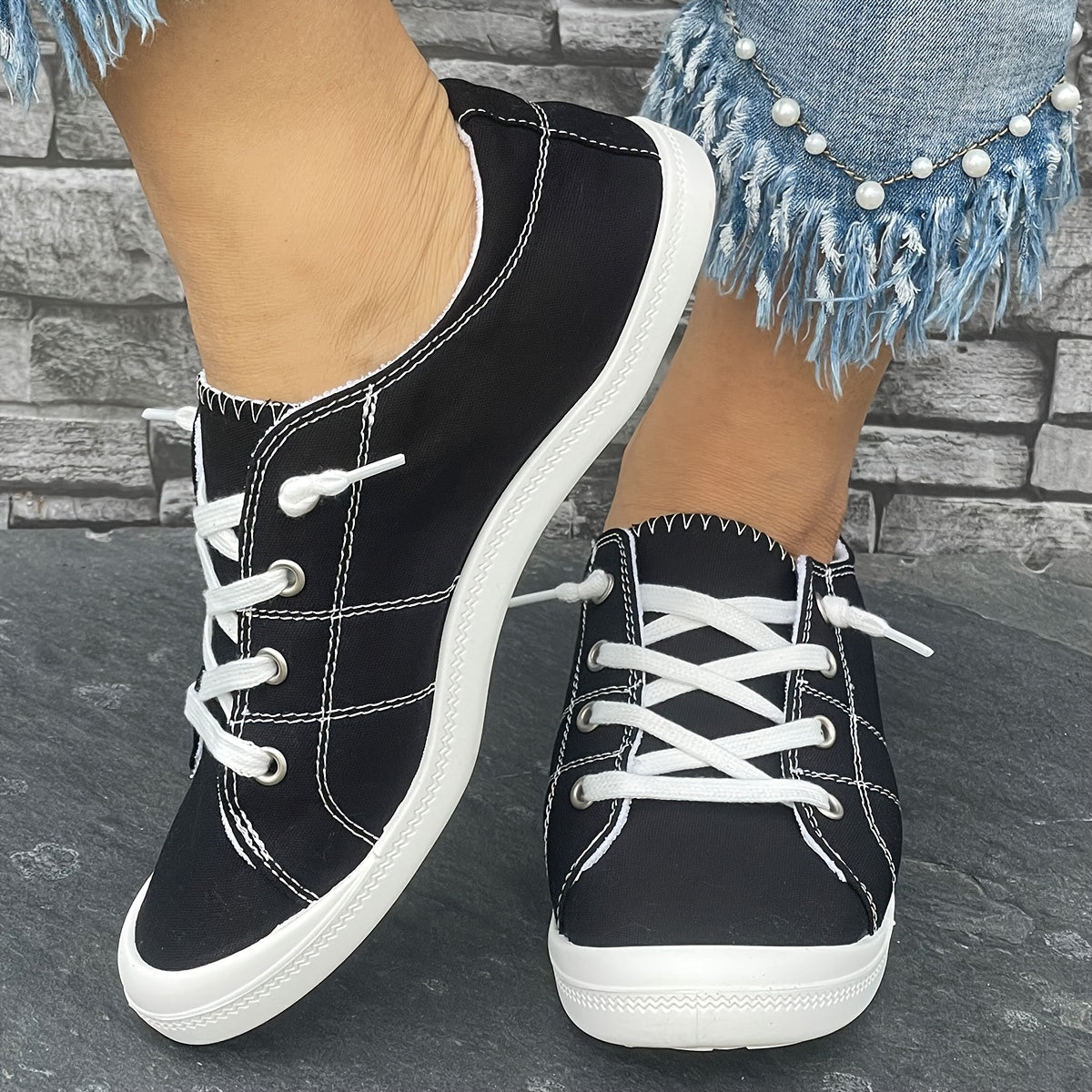 Women's Black Shoes - product view 3