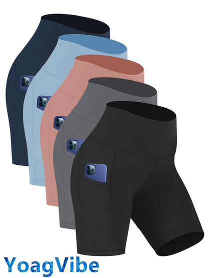 Women's Black Polyester High-Waist Shorts - product view 11