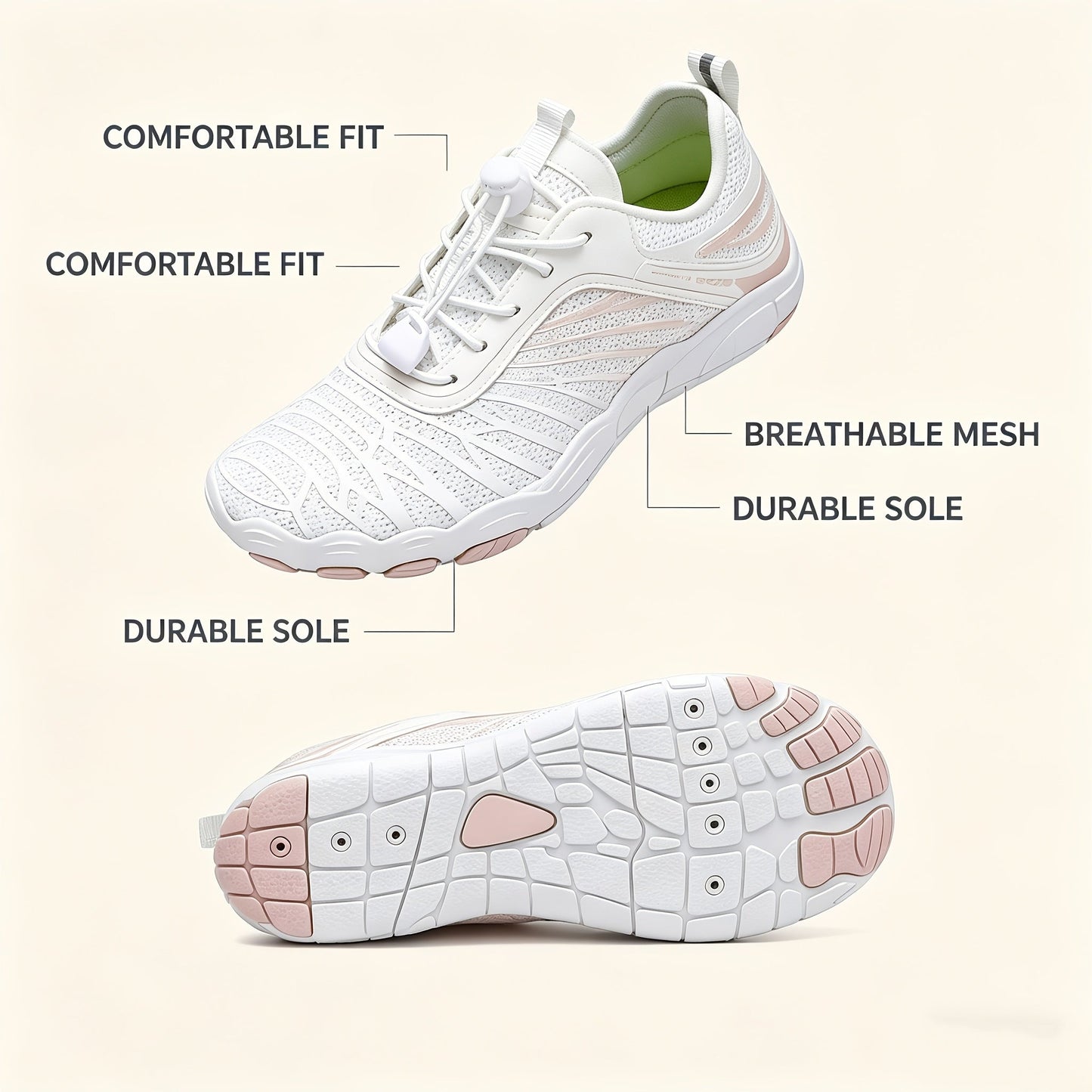 Women's Barefoot Shoes – Comfort Fit for Beach & Pool detail image