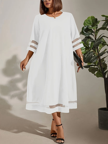 Women's Black Solid Casual Dress - Easy Styling detail image