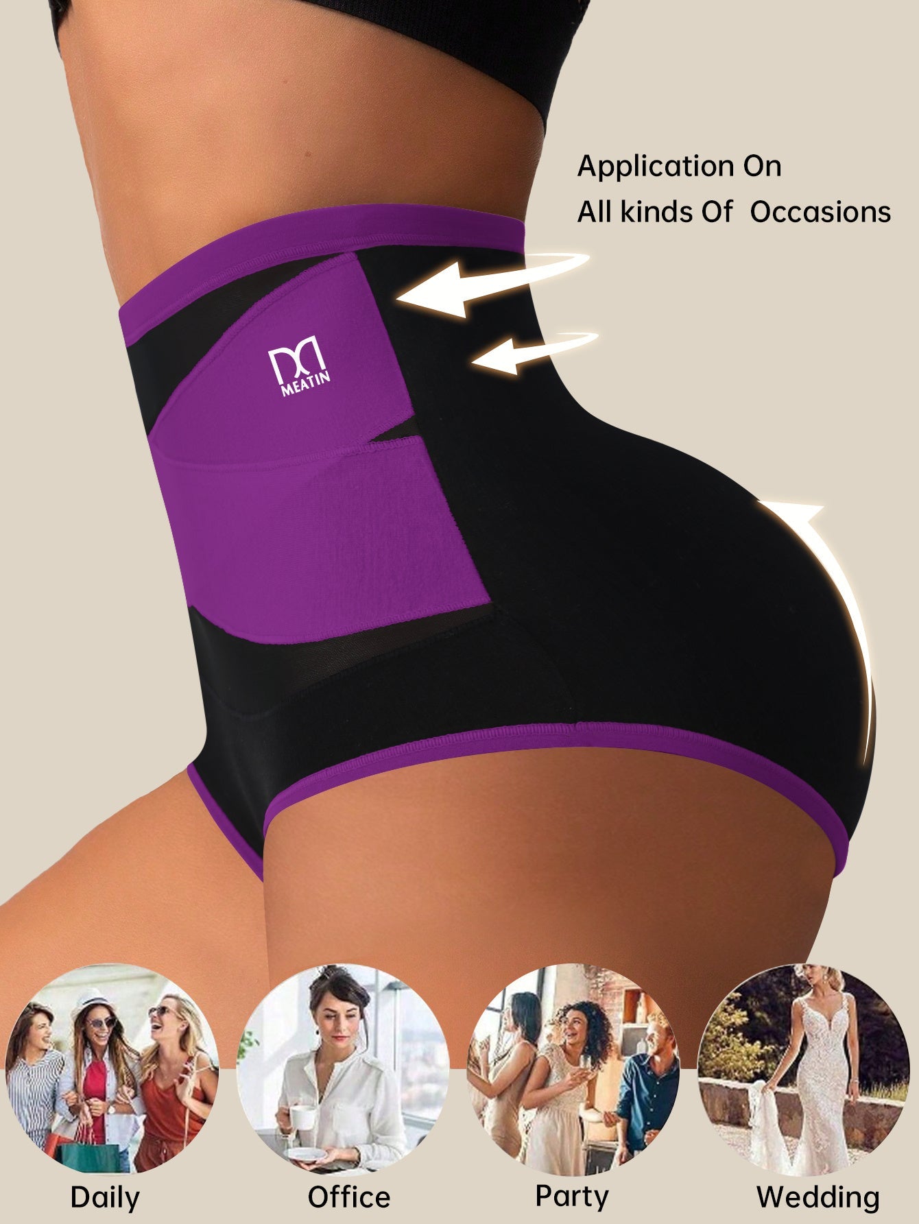 Women's Boxer Briefs - High-Waist Style 796517