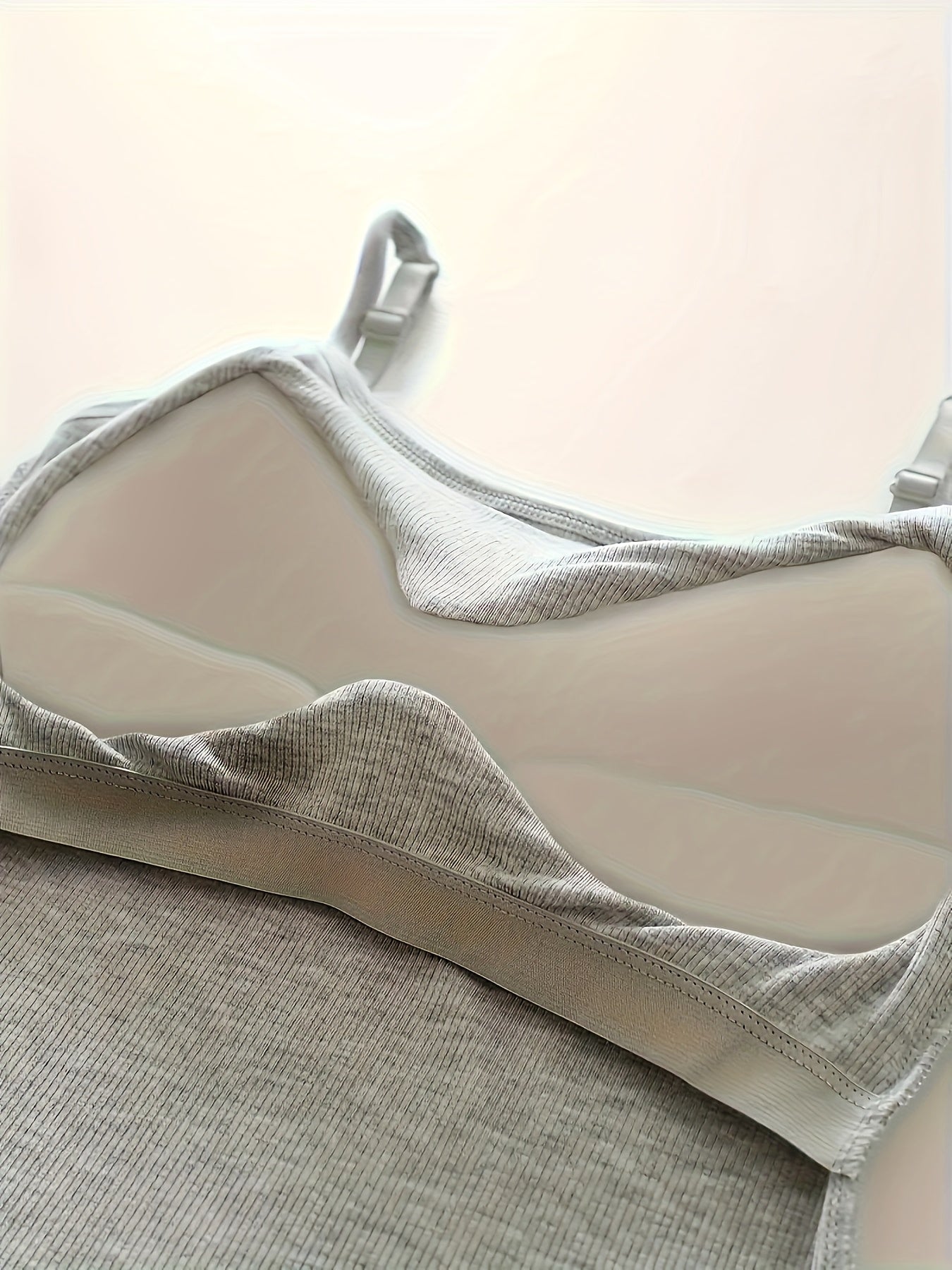 Women's Built-In Bra Sling Tops - 3-Pack Ribbed Casual