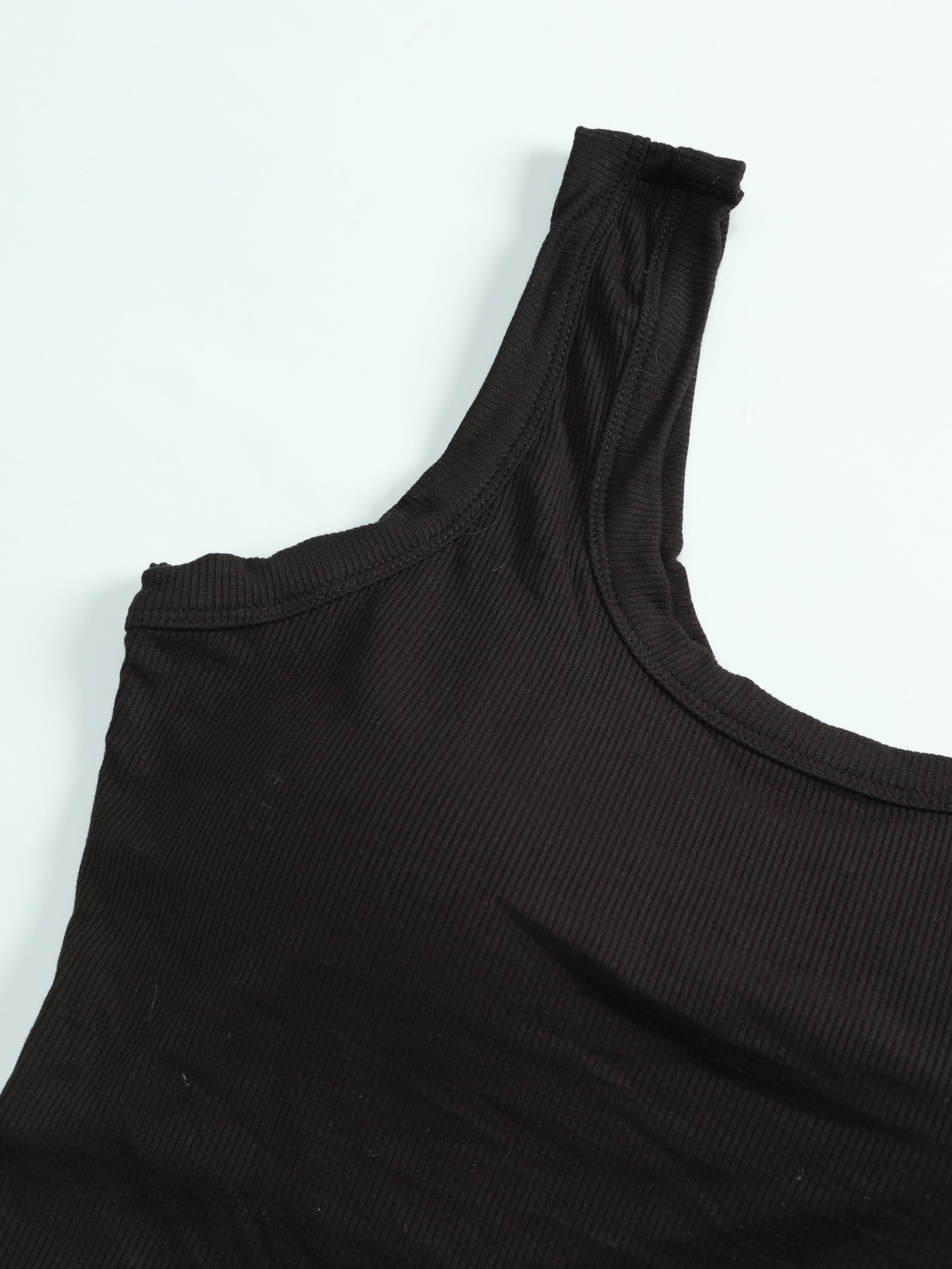 Women's Built-In Bra Tank Tops - 2-Pack U-Back Slim Fit