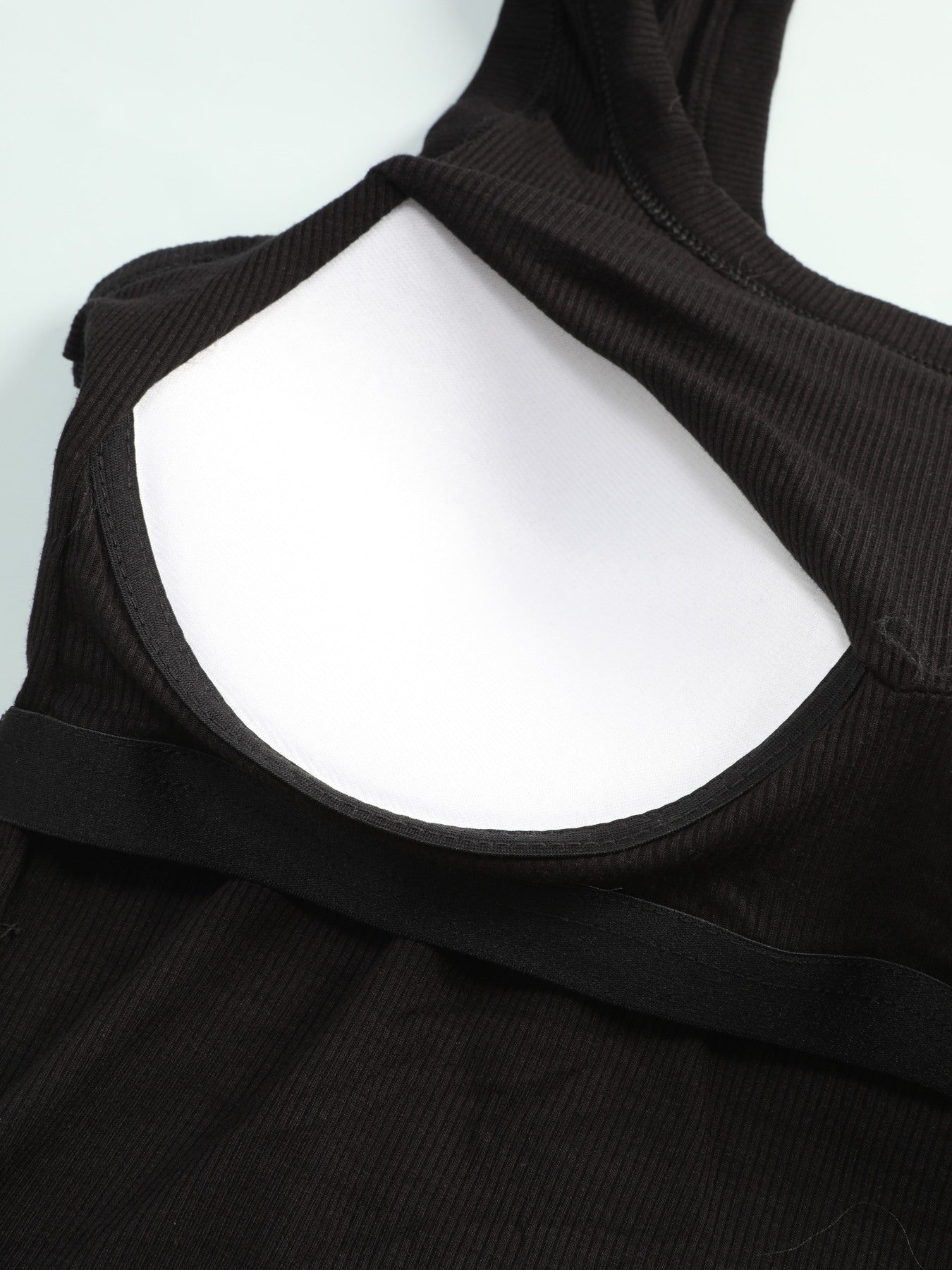 Women's Built-In Bra Tank Tops - 2-Pack U-Back Slim Fit