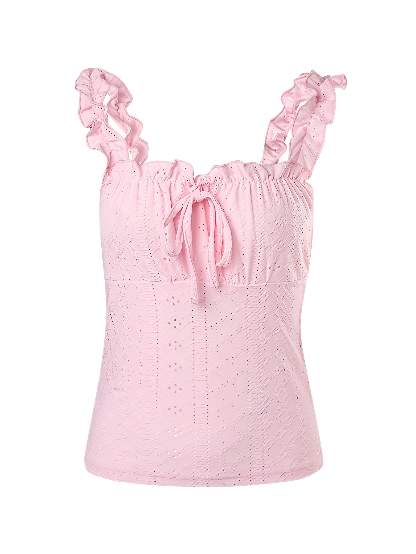 Women's Butterfly Print Tank Top - Classic Neck Sleeveless detail image - detail view 7