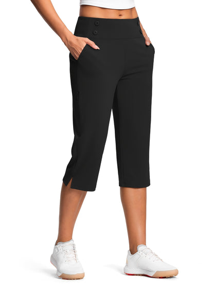 Women's White Polyester High-Waist Pants - product view 8