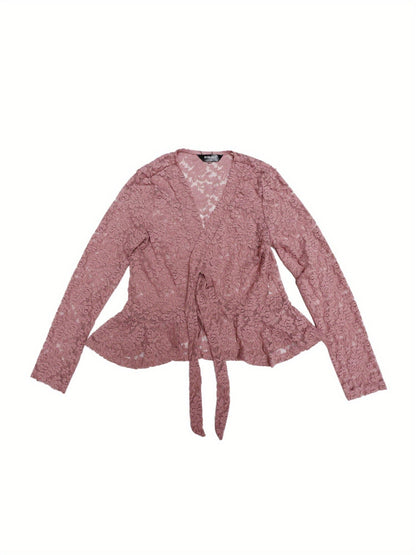 Women's Cardigan - Floral Lace detail image - detail view 18