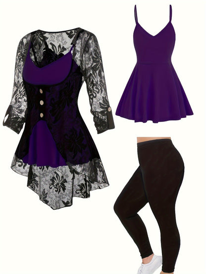 Women's Cardigan - Lace Button-Front