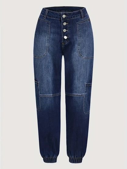 Women's Cargo Pants - Pocket Detail Regular Fit detail image - detail view 3