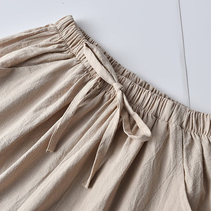 Women's Cargo Shorts - Drawstring Waist With Pockets detail image - detail view 9