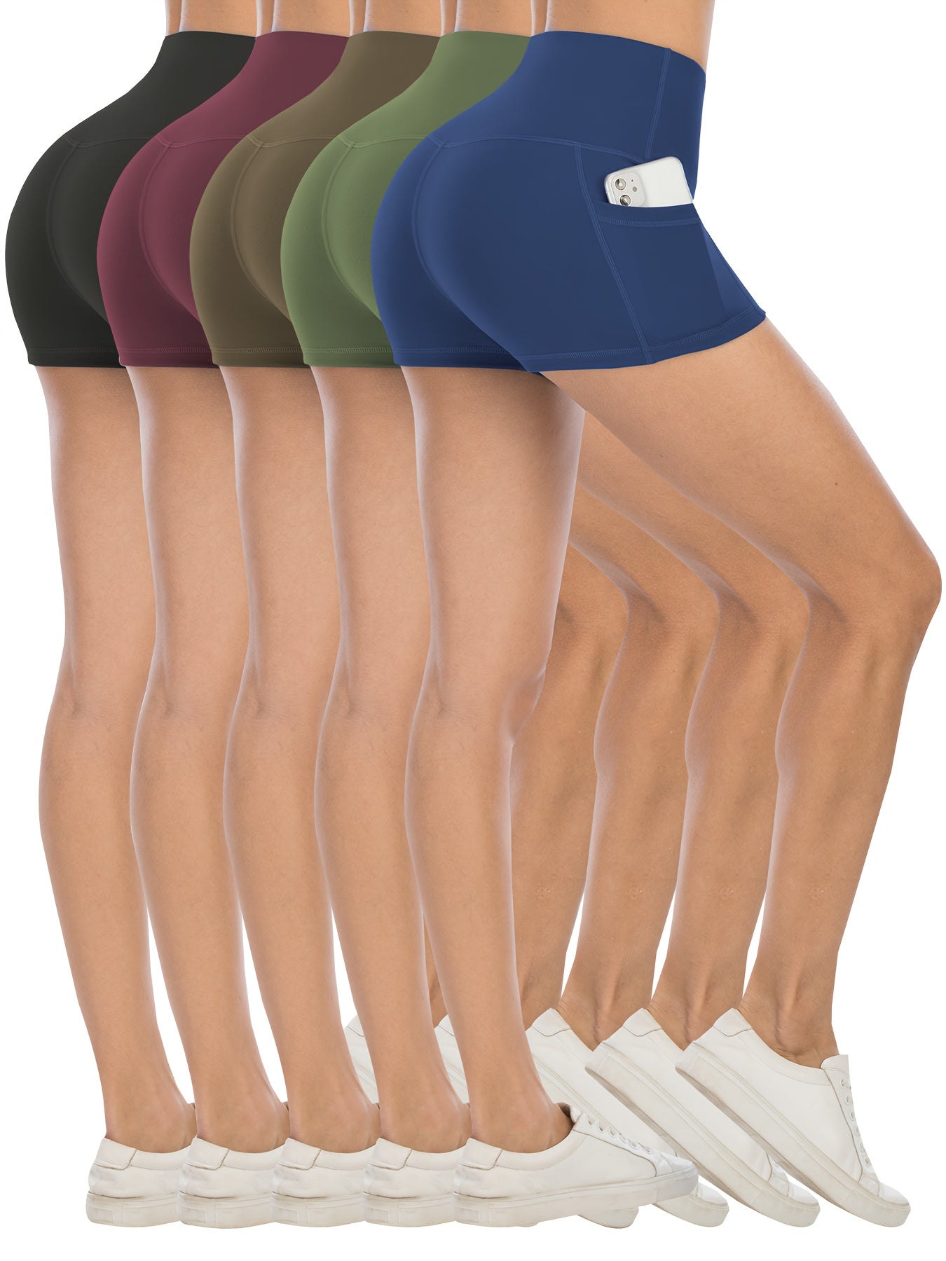 Women's Cargo Shorts - Stretch With Pockets Modern Style 860389 detail image - detail view 6