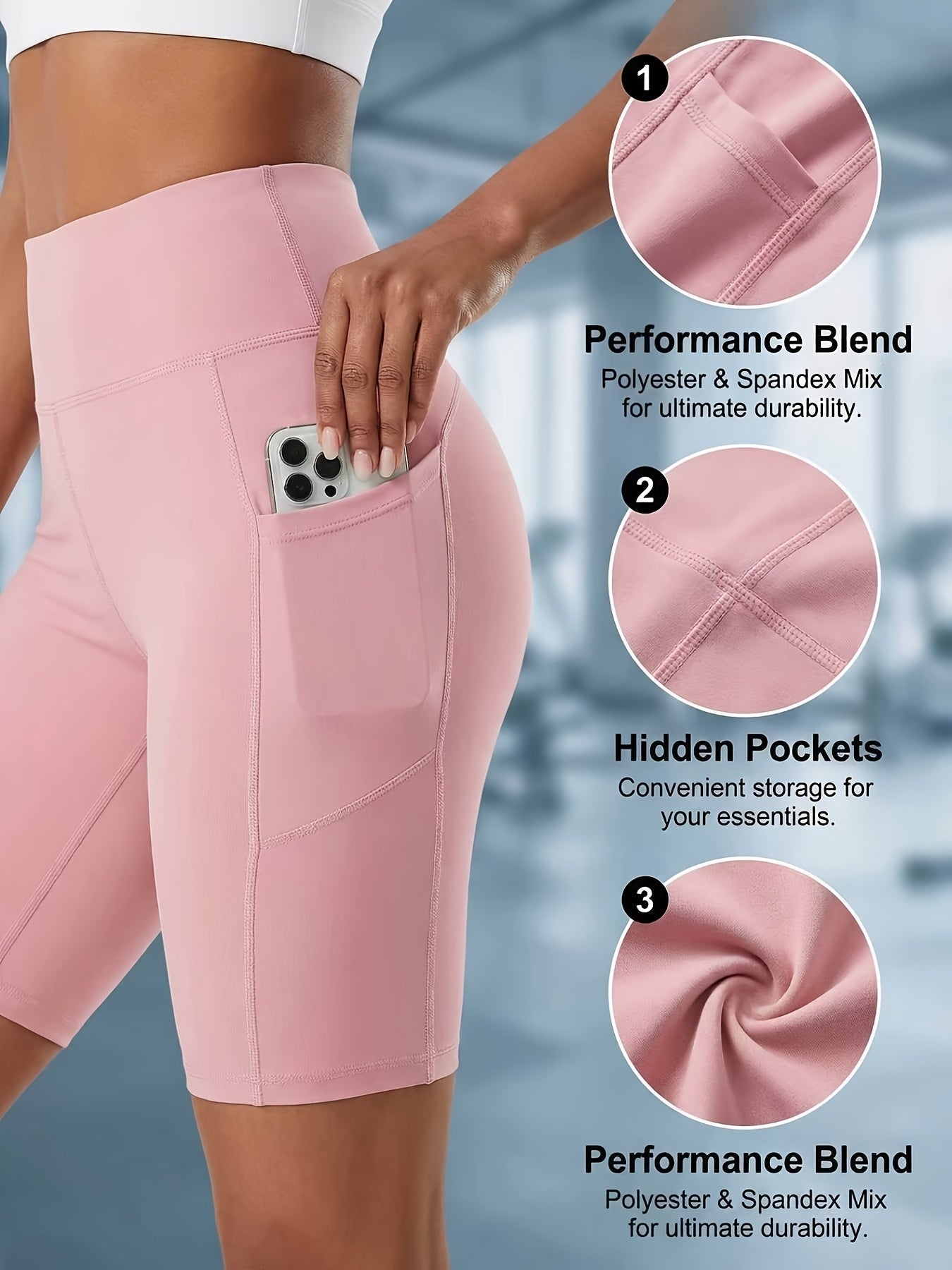Women's Cargo Shorts - Stretch With Pockets Travel Style detail image - detail view 12