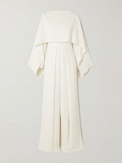 Women's Casual Jumpsuit - Wide Leg Zip Detail detail image - detail view 8