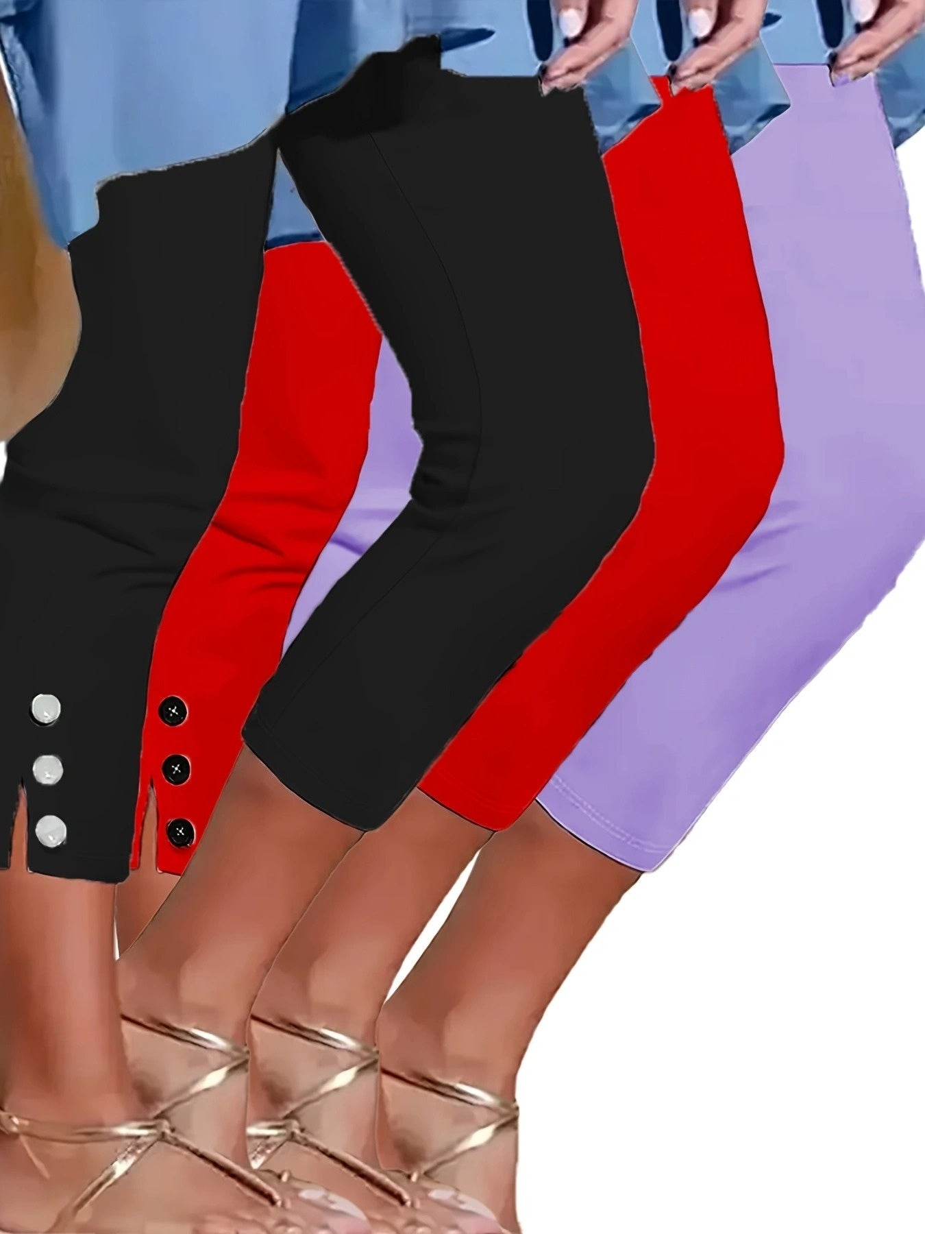 Women's Mixed colors Pants - product view 14
