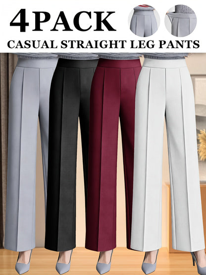 Women's Casual Pants - High Waist Slim fit detail image