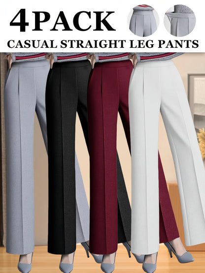 Women's Casual Pants - High Waist Slim fit detail image - detail view 3