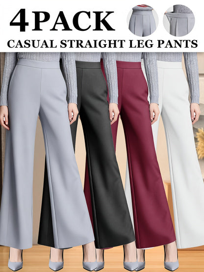 Women's Casual Pants - High Waist Slim fit detail image - detail view 5