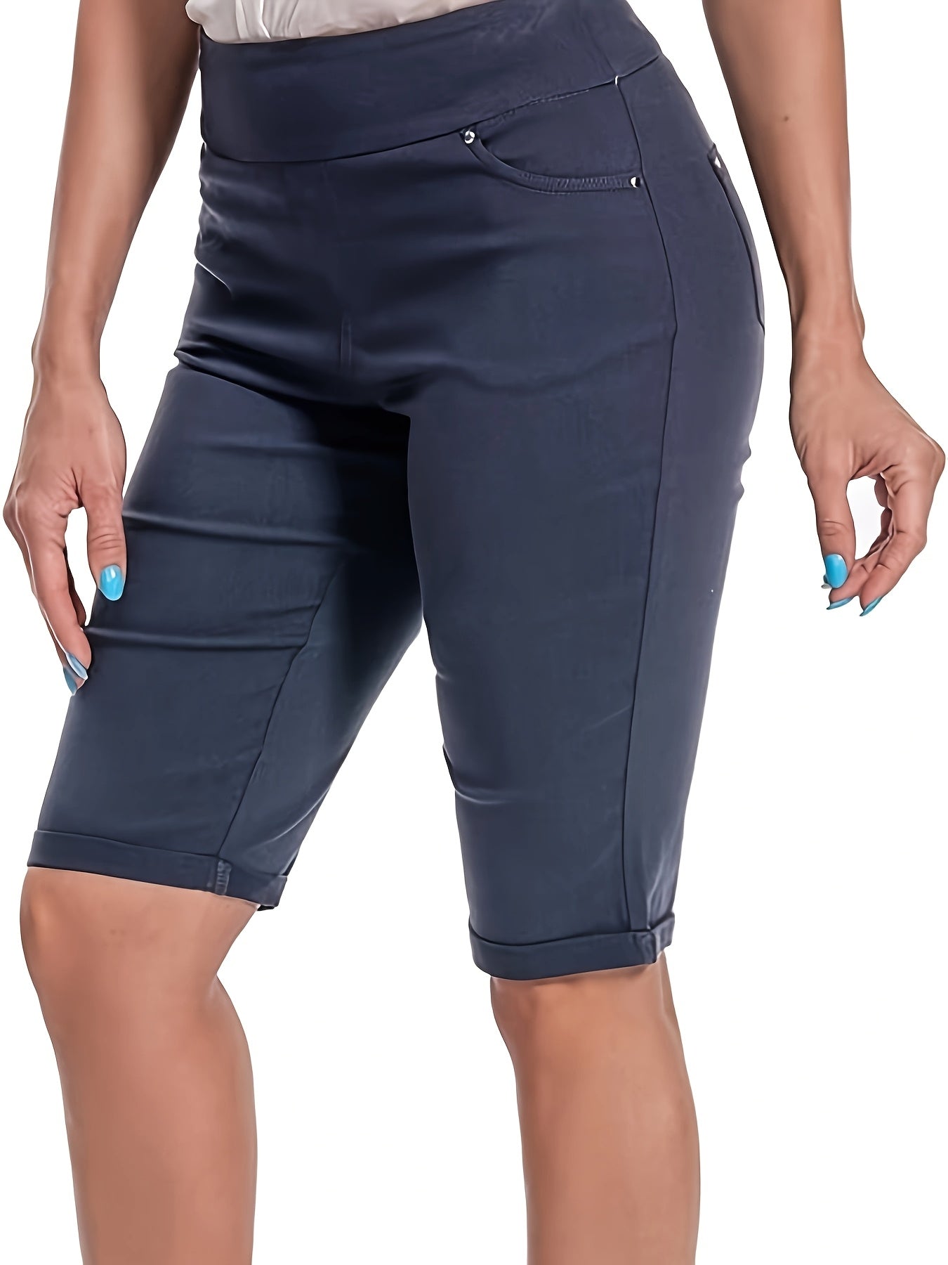 Women's Black High-Waist Pants - product view 15