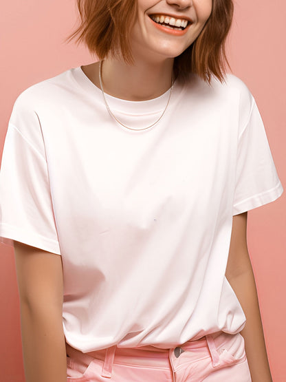 Women's Casual T-Shirt - 5-Pack Crew Neck Short Sleeve detail image - detail view 9