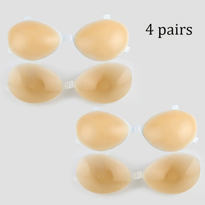 Collection of Adhesive Bras in 4 6 8pcs Designed for a Secure Fit with Backless - product view 3