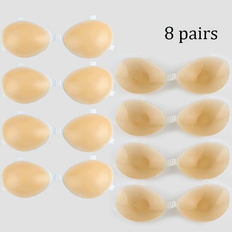 Collection of Adhesive Bras in 4 6 8pcs Designed for a Secure Fit with Backless - product view 5
