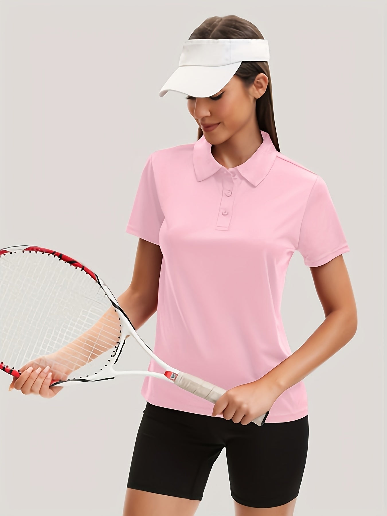 Women's Classic Polo Shirt - Short Sleeve Slim Fit detail image - detail view 5