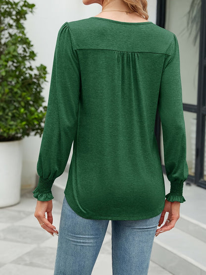 Women's Classic T-Shirt - Crew Neck Long Sleeve detail image