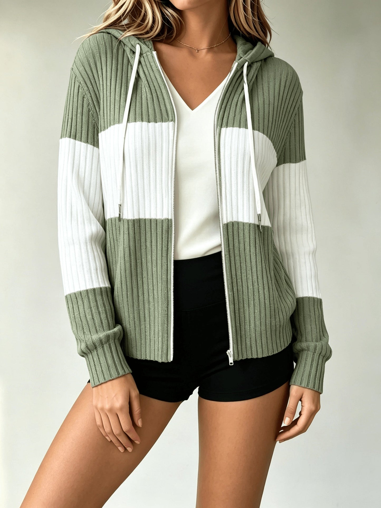 Black Polyester Cardigan - product view 15