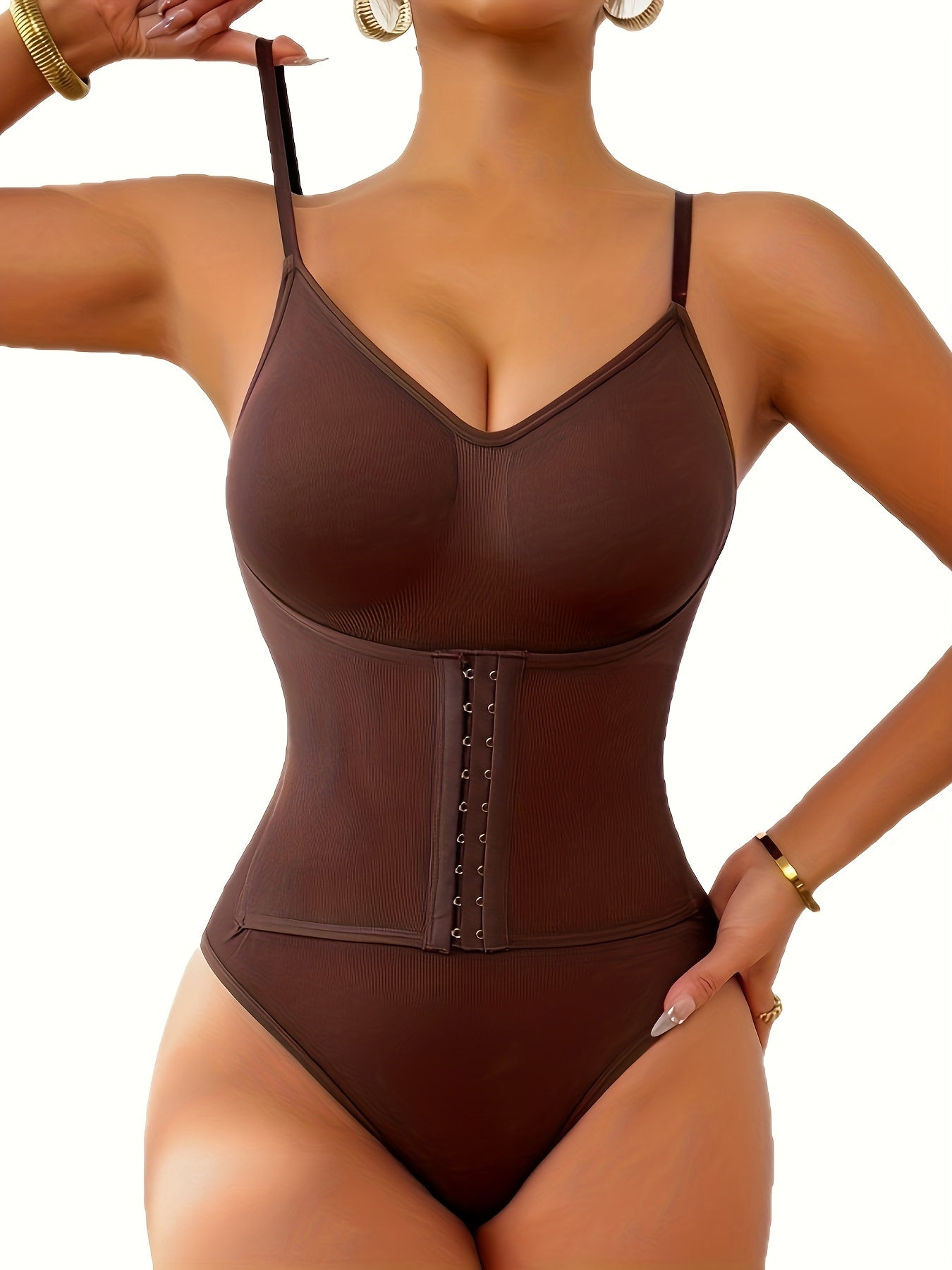 Women's Corset Shapewear Bodysuit - Strapless Tummy-Control Support