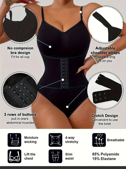 Women's Corset Shapewear Bodysuit - Strapless Tummy-Control Support