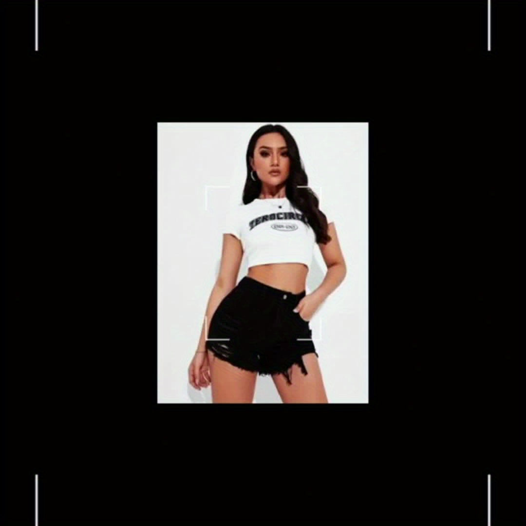Women's Denim Shorts - Stretch Everyday Style 910949 detail image - detail view 5