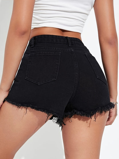 Women's Denim Shorts - Stretch Everyday Style 910949 detail image - detail view 7