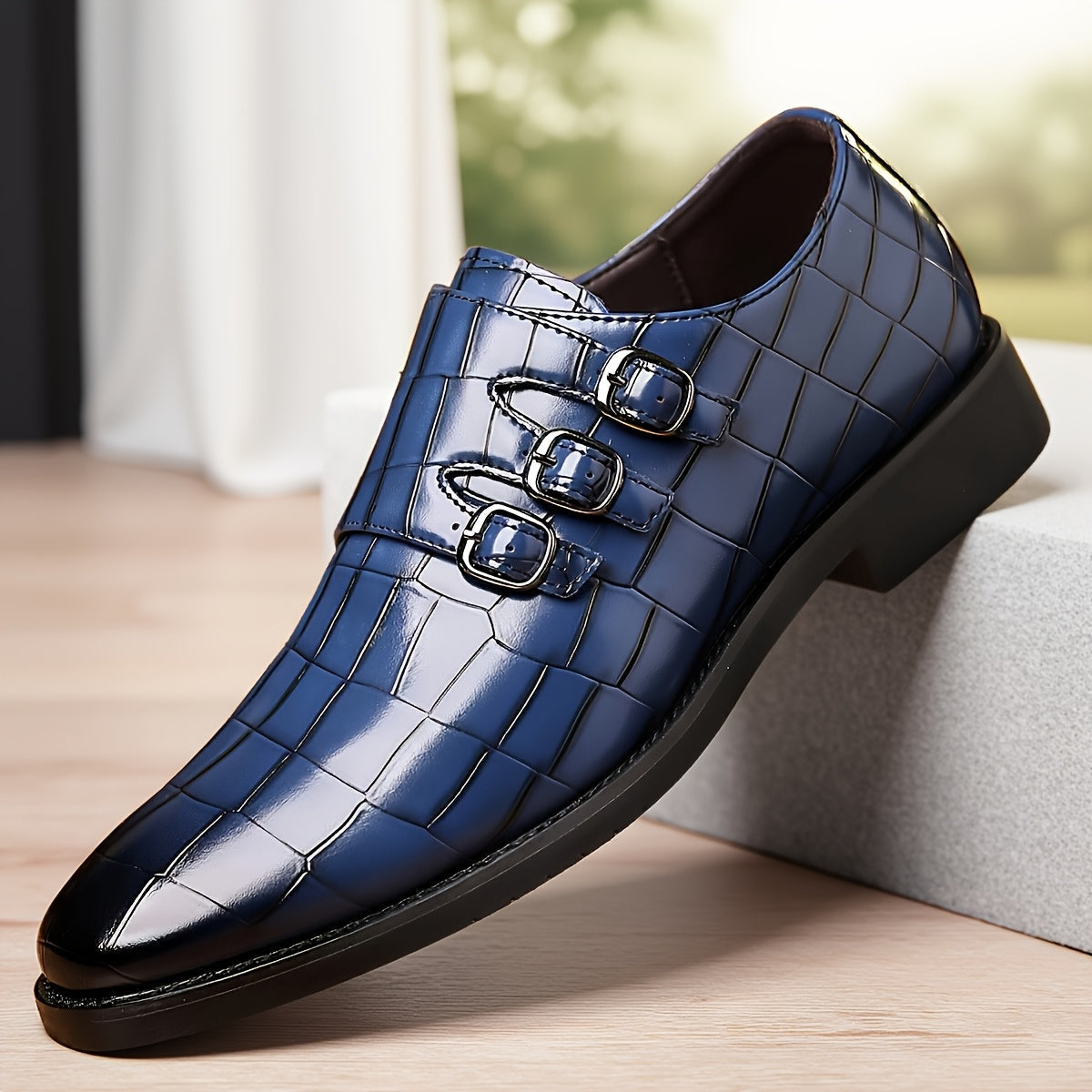 Men's Black Lace Shoes - product view 9