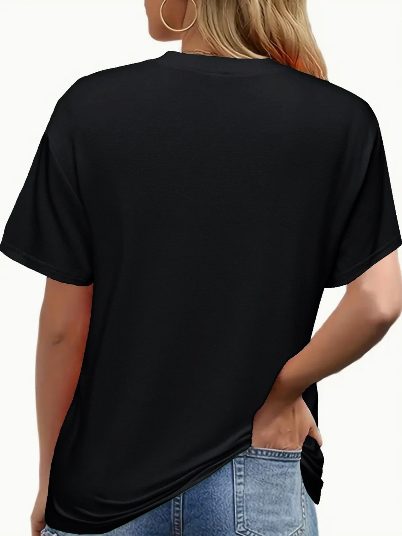 Women's Essential T-Shirt - V-Neck Short Sleeve Travel Style 3733