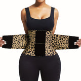 Earthy yellow leopard print